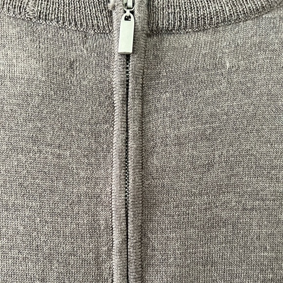 Tahari Merino Wool Long Sleeve Sweater Dress Size L - Picture 8 of 10